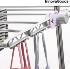 Opvouwbaar Elektrisch Droogrek Met Luchtstroom Breazy InnovaGoods (12 Stangen) 24W -Schoonmaakmiddelen 1200x1176 5