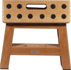 PUHLMANN - Inklapbare Kruk, JAMES, Hout, 23 Cm Hoog, Max 150 Kilo -Schoonmaakmiddelen 1200x1178 6