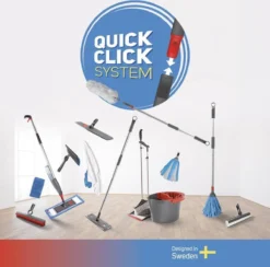 Nordic Stream Vloerwisser - Microvezel Dweil Met Steel - Quick Click Systeem - Douche - Badkamer - 46cm Wisbreedte -Schoonmaakmiddelen 1200x1184 11