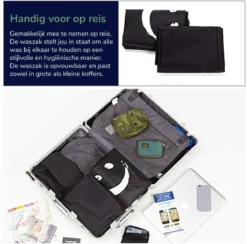 Wonair - Waszak Groot - 60x90cm - Zwart - Met Trekkoord En Draagband 11 Wonair - Waszak Groot - 60x90cm - Zwart - Met Trekkoord En Draagband -Schoonmaakmiddelen 1200x1187