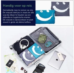 Wonair - Grote Waszak - Wash Me - Wastas - 60x90cm - Grijs - Met Trekkoord -Schoonmaakmiddelen 1200x1189 3