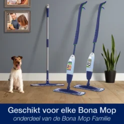 Bona Microfiber Cleaning Pad - Microvezel Reinigingspad - Vervangingsdoek - 42 CM - 500 X Wasbaar - 3 Stuks -Schoonmaakmiddelen 1200x1195 11