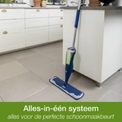 Bona Premium Spray Mop - Alles-in-1 Dweilsysteem - Vloerwisser Inclusief Harde Vloer, Tegel/ Laminaat Reiniger & Microvezel Reinigingspad - Streeploos - Sneldrogend -Schoonmaakmiddelen 1200x1195 18