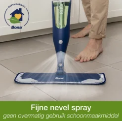 Bona Premium Spray Mop - Alles-in-1 Dweilsysteem - Vloerwisser Inclusief Harde Vloer, Tegel/ Laminaat Reiniger & Microvezel Reinigingspad - Streeploos - Sneldrogend -Schoonmaakmiddelen 1200x1195 20