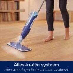 Bona Premium Spray Mop - Alles-in-1 Dweilsysteem - Vloerwisser Inclusief Houten Vloer Reiniger & Microvezel Reinigingspad - Streeploos - Sneldrogend -Schoonmaakmiddelen 1200x1195 27