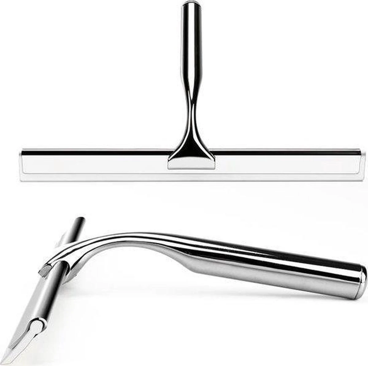 Merkloos Luxe Douchewisser 25 Cm - Aluminium - Inclusief Ophangsysteem - Trekker - Badkamer Accessoires - Raamwisser - Roestvrij Staal 1 Merkloos Luxe Douchewisser 25 Cm - Aluminium - Inclusief Ophangsysteem - Trekker - Badkamer Accessoires - Raamwisser - Roestvrij Staal