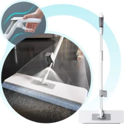 Powarkleen - Vloerwisser Met Spray - Incl. 2 Microvezel Doeken