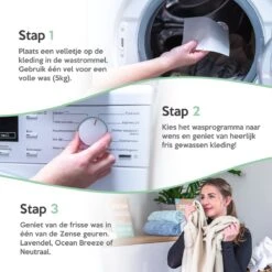 Zense Eco Wasmiddel Wasstrips - 72 Grote Wasbeurten - Ocean Breeze -Schoonmaakmiddelen 1200x1200 112