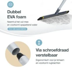 ACE Goods Vloertrekker Met Steel – Vloerwisser Badkamer - Trekker Douche – Raamwisser Verstelbaar – Watertrekker - Incl Ophanghaak -Schoonmaakmiddelen 1200x1200 1146
