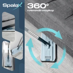 Spalax Vloerwisser - Dweil - Mop Set - Badkamer - Dweilsysteem - Dweilset - Vloerreiniger -Schoonmaakmiddelen 1200x1200 1196