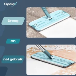 Spalax Vloerwisser - Dweil - Mop Set - Badkamer - Dweilsysteem - Dweilset - Vloerreiniger -Schoonmaakmiddelen 1200x1200 1197