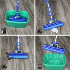 Magic Mop Vloerwisser - Dweilsysteem Zonder Wringen - Inclusief Telescoopsteel 150 Cm - Blauw -Schoonmaakmiddelen 1200x1200 1239