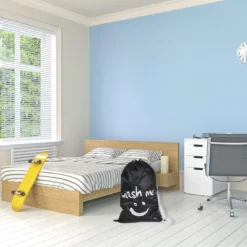 Wonair - Waszak Groot - 60x90cm - Zwart - Met Trekkoord En Draagband 12 Wonair - Waszak Groot - 60x90cm - Zwart - Met Trekkoord En Draagband -Schoonmaakmiddelen 1200x1200 126