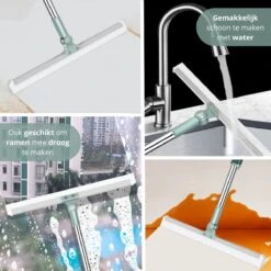 Zafio Vloertrekker Met Steel Vloerwisser Watertrekker Badkamer Douche - 80 / 130 Cm - Uitschuifbaar -Schoonmaakmiddelen 1200x1200 1350