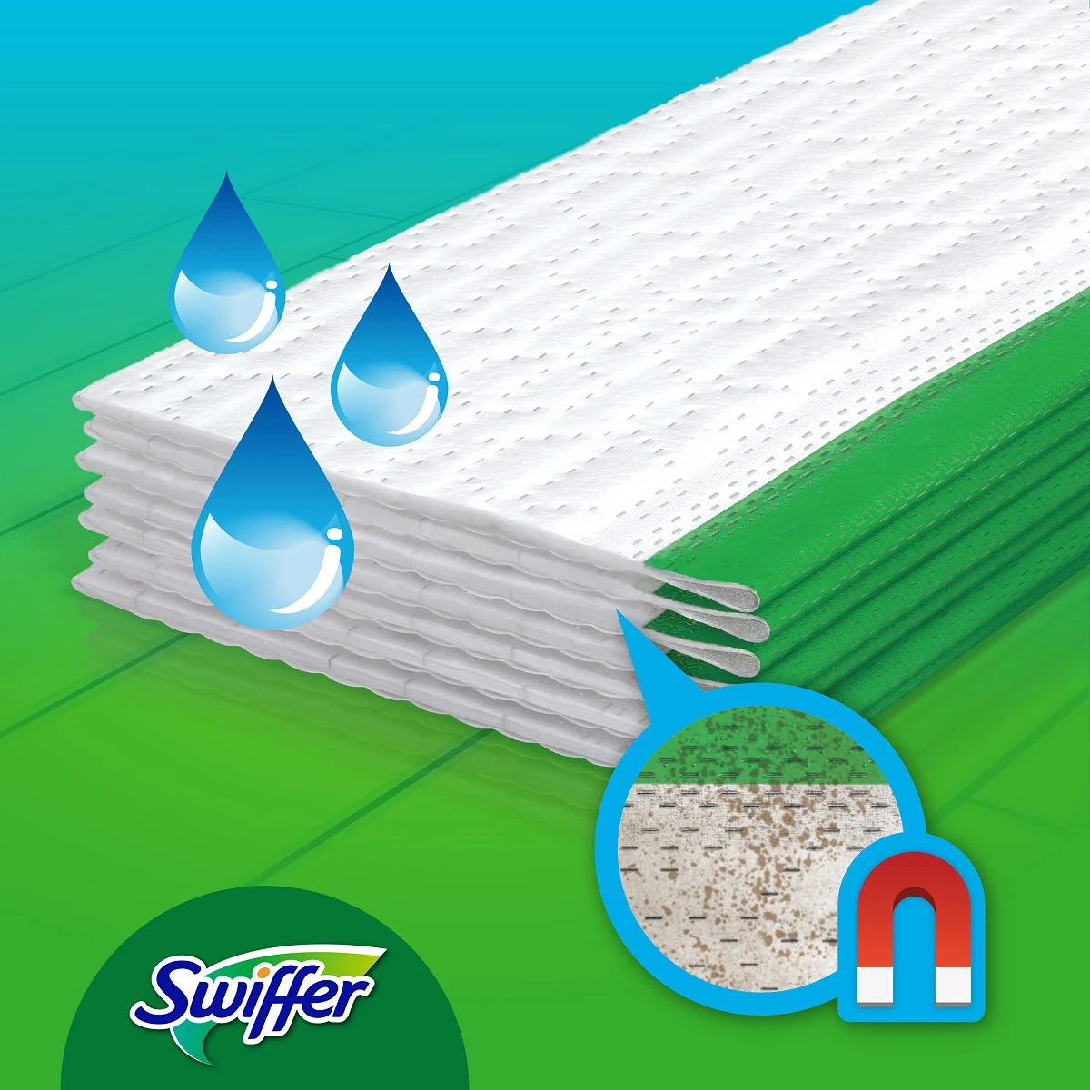 Swiffer Vochtige Vloerdoekjes - Vloerreiniger - Natte Vloerdoekjes - 24 Stuks 2 Swiffer Vochtige Vloerdoekjes - Vloerreiniger - Natte Vloerdoekjes - 24 Stuks - Afbeelding 2