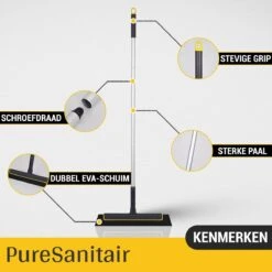 PureSanitair Vloertrekker – Vloerwisser - Raamwisser – Vloertrekker Met Steel – Raamtrekker – Ramenwisser 9 PureSanitair Vloertrekker – Vloerwisser - Raamwisser – Vloertrekker Met Steel – Raamtrekker – Ramenwisser -Schoonmaakmiddelen 1200x1200 1490
