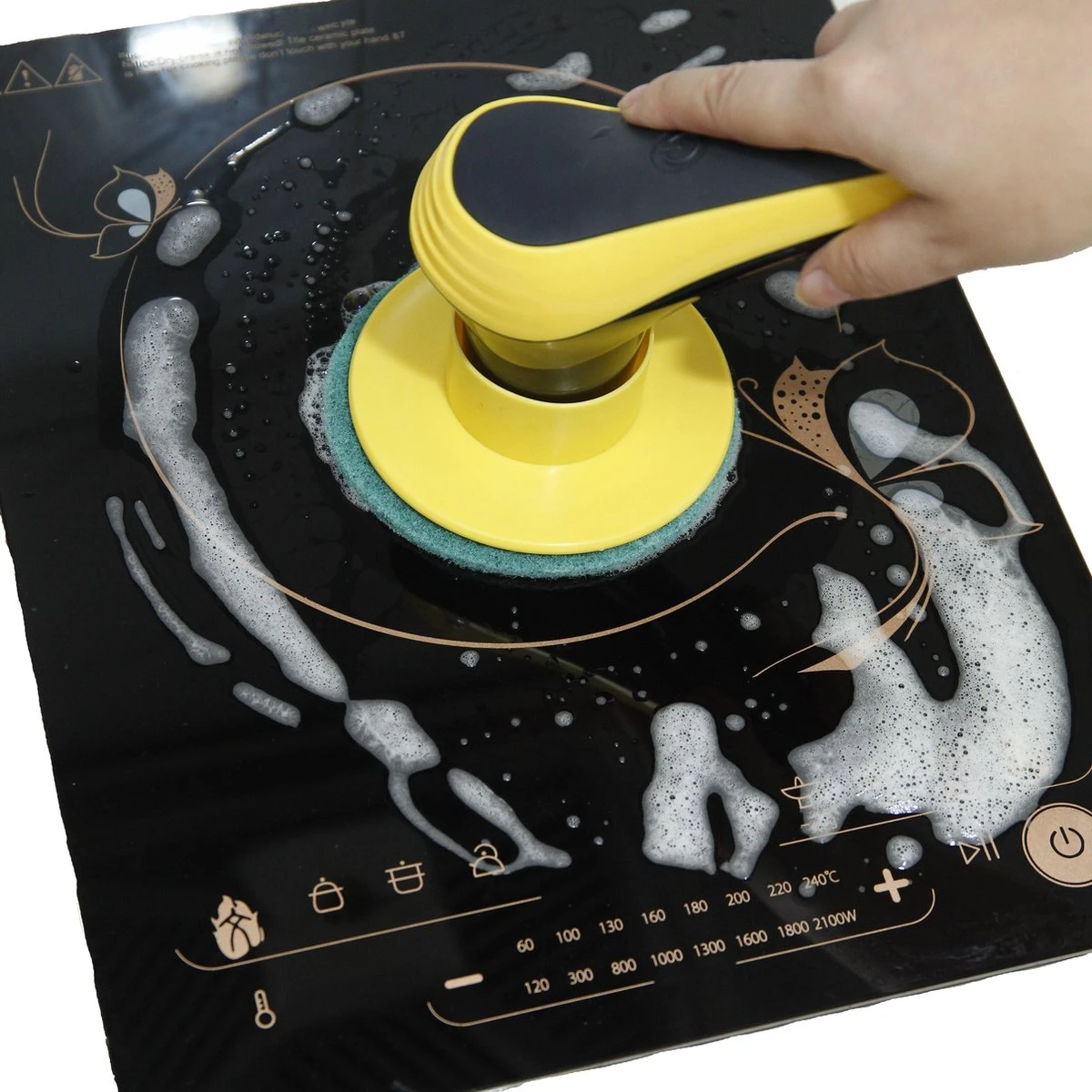 Merkloos Kibani Accu Schrobmachine 3.7V - Spin Scrubber - Elektrische Schrobber - Schrobborstel - Boenmachine - Polijstmachine - Luiwagen - Schrobber Met Steel - Poetsmachine Met 10 Opzetstukken - Multifunctionele Schrobborstel - Elektrische Dweil 11 Merkloos Kibani Accu Schrobmachine 3.7V - Spin Scrubber - Elektrische Schrobber - Schrobborstel - Boenmachine - Polijstmachine - Luiwagen - Schrobber Met Steel - Poetsmachine Met 10 Opzetstukken - Multifunctionele Schrobborstel - Elektrische Dweil - Afbeelding 11