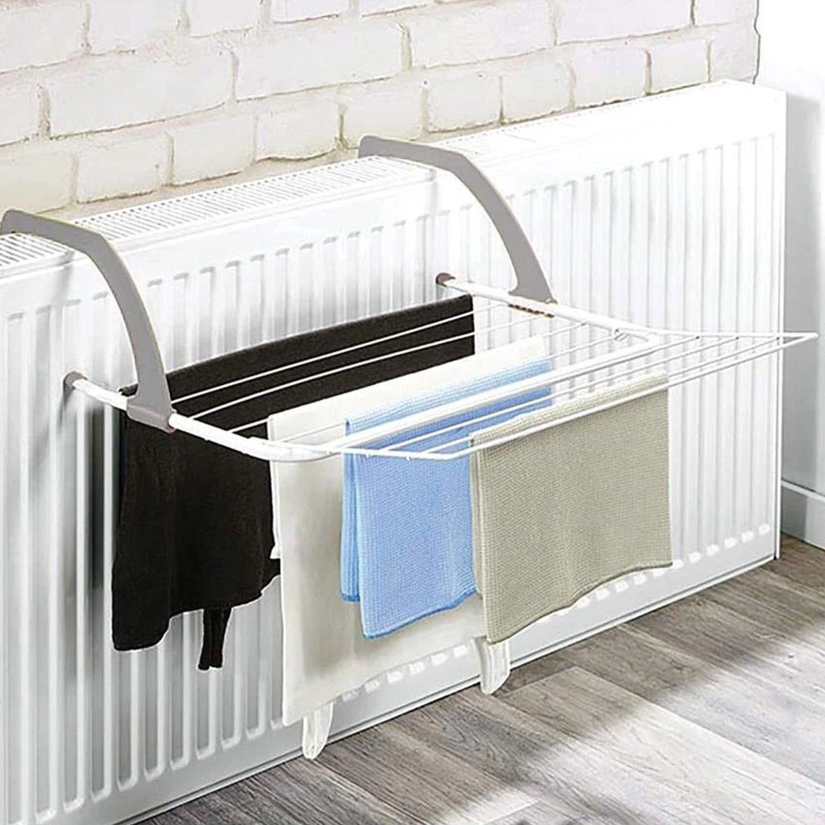 Vannons - Wasrek - Droogrek Inklapbaar - Droogrek Hangend - Over De Deur Radiator Of Balkon - 9 Lijnen - Verstelbaar 2 Vannons - Wasrek - Droogrek Inklapbaar - Droogrek Hangend - Over De Deur Radiator Of Balkon - 9 Lijnen - Verstelbaar - Afbeelding 2