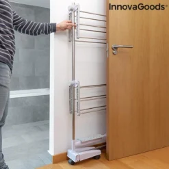 Opvouwbaar Elektrisch Droogrek Met Luchtstroom Breazy InnovaGoods (12 Stangen) 24W -Schoonmaakmiddelen 1200x1200 1708