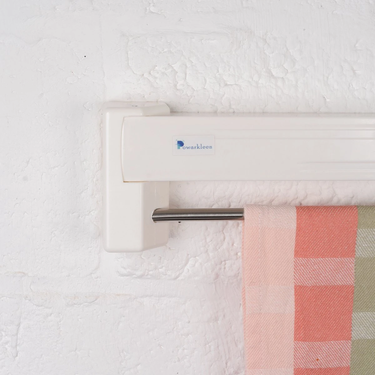 Powarkleen - Wanddroogrek - Ophangbaar - Inklapbaar 5 Powarkleen - Wanddroogrek - Ophangbaar - Inklapbaar - Afbeelding 5