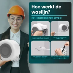 Waslijn Uittrekbaar - 26 Meter Drooglengte - 2x Waslijndraad Voor Binnen & Buiten - Wasdraad - Roldrooglijn - Alternatief Voor Wasrek / Droogrek / Wanddroogrek - Drooglijn Oprolbaar 18 Waslijn Uittrekbaar - 26 Meter Drooglengte - 2x Waslijndraad Voor Binnen & Buiten - Wasdraad - Roldrooglijn - Alternatief Voor Wasrek / Droogrek / Wanddroogrek - Drooglijn Oprolbaar -Schoonmaakmiddelen 1200x1200 1790