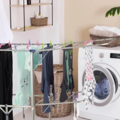 Relaxdays Droogrek XXL - Droogtoren Vouwbaar - Wasrek Op Wielen - Vleugels - Zilver 12 Relaxdays Droogrek XXL - Droogtoren Vouwbaar - Wasrek Op Wielen - Vleugels - Zilver -Schoonmaakmiddelen 1200x1200 1955