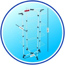 Vileda Mixer 4 Droogtoren - 40 M Drooglengte -Schoonmaakmiddelen 1200x1200 1979