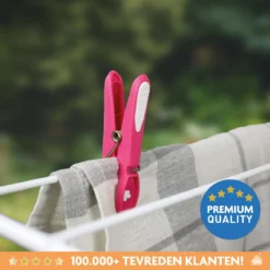 LaundrySpecialist Wasknijpers Soft Grip - 20 Stuks - Extra Lang En Stevig -Schoonmaakmiddelen 1200x1200 2007