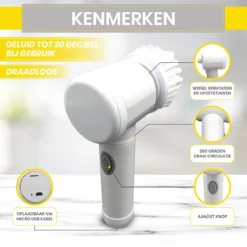 Lenga Elektrische Schoonmaakborstel - 5 In 1 Borstel - Oplaadbaar - Wasborstel - Schoonmaakmiddelen - Schrobborstels 10 Lenga Elektrische Schoonmaakborstel - 5 In 1 Borstel - Oplaadbaar - Wasborstel - Schoonmaakmiddelen - Schrobborstels -Schoonmaakmiddelen 1200x1200 2035