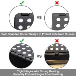 Buxibo - Kruk - Krukje - Keukentrap - Keukentrapje - Opvouwbaar Trapje - Keuken/Badkamer/Schuur Trapje - 29 X 24 X 40cm -Schoonmaakmiddelen 1200x1200 2045