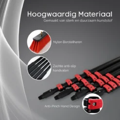 Merkloos Telescoopsteel Ramenwassen 4,6M - Met Borstel & Waterdoorvoer - Voor Ramen - Watertoevoer - Borstel -Schoonmaakmiddelen 1200x1200 2108
