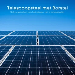 Merkloos Telescoopsteel Ramenwassen 4,6M - Met Borstel & Waterdoorvoer - Voor Ramen - Watertoevoer - Borstel -Schoonmaakmiddelen 1200x1200 2110