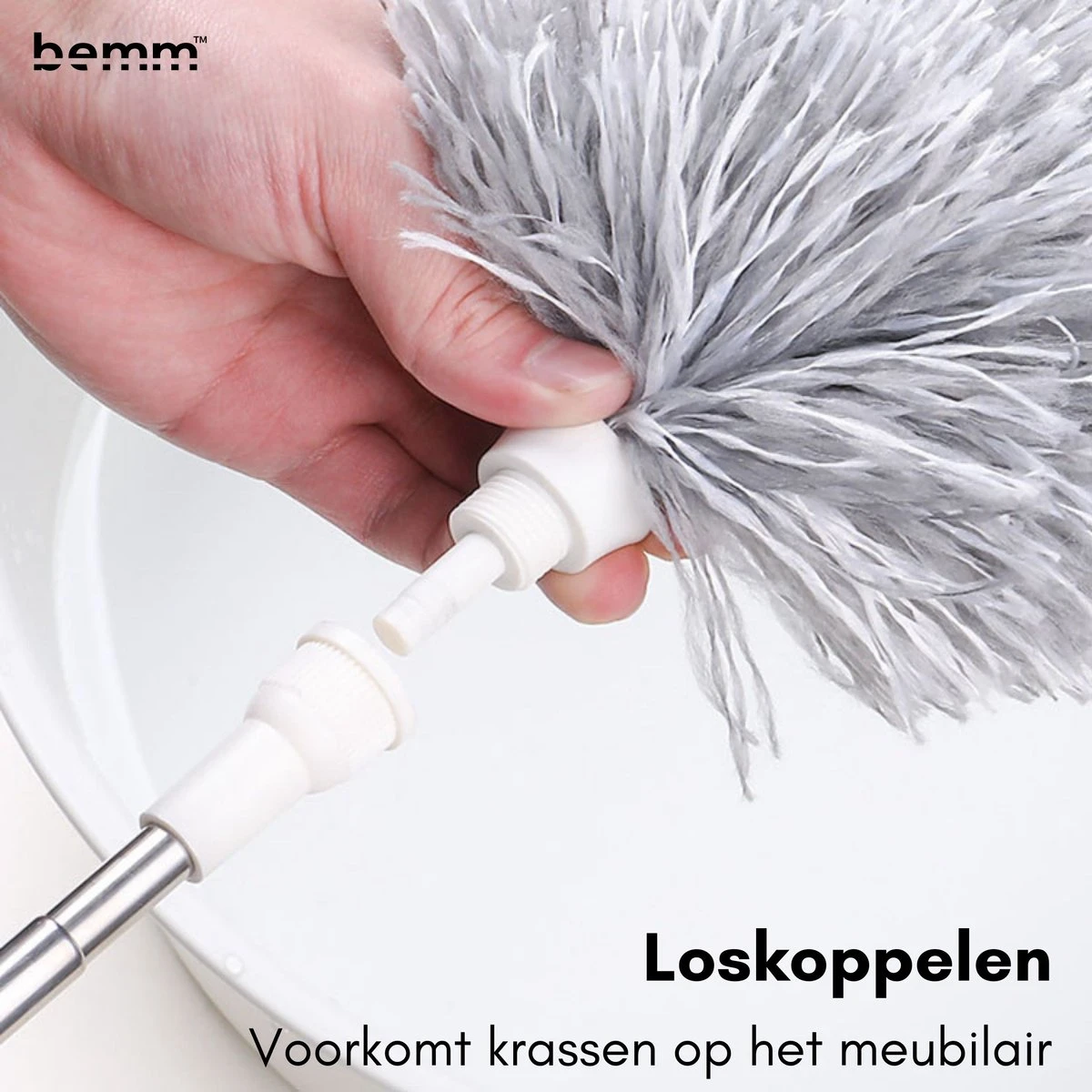 Plumeau - 280 Cm - Uitschuifbaar - Ragebol - Wasbaar - 360° - Flexibel 4 Plumeau - 280 Cm - Uitschuifbaar - Ragebol - Wasbaar - 360° - Flexibel - Afbeelding 4