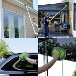 PROPLUS Pro Plus Wasborstel Chenille - Telescopische Steel - Uitschuifbaar Tot 2.50 Meter -Schoonmaakmiddelen 1200x1200 2150