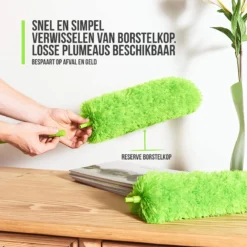 Strex Telescopische Plumeau Set Met Telescoopsteel - 60 Tot 140 Cm - Uitschuifbaar - Flexibel - Microvezel Ragebol - 5-Delige Schoonmaak Set -Schoonmaakmiddelen 1200x1200 2168