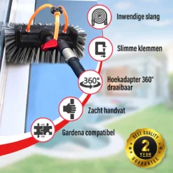 Aquascopic - Telescoopsteel Set Met Borstel - 7,2 Meter -Schoonmaakmiddelen 1200x1200 2180