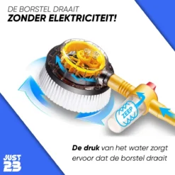 JUST23 Telescopische Autowasborstel – Schrobber Met Steel – Velgenborstel - Autowasset Met Zeep - Roterende Schoonmaakborstel - Multifunctionele Wasborstel -Schoonmaakmiddelen 1200x1200 2235