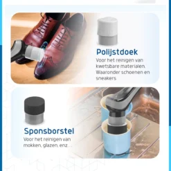 Qualitics Elektrische Schoonmaakborstel - Roterende Polijstmachine - Schrobborstel - Poetsmachine - Vloerreiniger Met 10 Opzetstukken -Schoonmaakmiddelen 1200x1200 2250