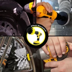 Kibani 3 Delige Borstelset Voor Boormachine - Wit - Voor Wielen, Tapijt En Bekleding - Schrobborstel – Boorborstel – Schuurborstel - Borstel Boormachine – Schoonmaakborstel – Reinigingsborstel – Tapijtreiniger - Borstelset -Schoonmaakmiddelen 1200x1200 2303