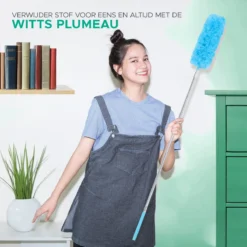 WITTS Telescopische Plumeau Met Telescoopsteel - 60 Tot 140 Cm - Uitschuifbaar - Blauw -Schoonmaakmiddelen 1200x1200 2354