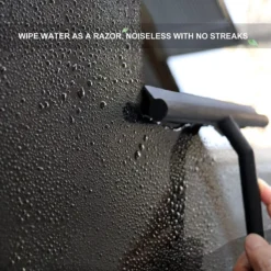 BOTC Douchewisser - Raamwisser - Silicone - 21cm X 16cm - Badkamer Accessoires -Zwart -Schoonmaakmiddelen 1200x1200 2452