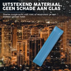 Thuys Magnetische Ramenwasser - Raamwisser Met Touw - Enkel Glas - Ramenreiniger Inclusief Reinigingspads - 3-8mm - Ramenwisser - Blauw -Schoonmaakmiddelen 1200x1200 2472