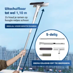 4-in-1 Raamwisser Met Telescoopsteel En Spray-functie - 110cm - Ramenwasser - Ramenwisser -Schoonmaakmiddelen 1200x1200 2488