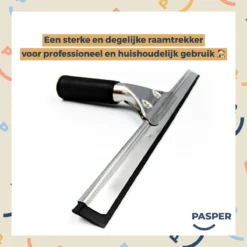 Raamtrekker Professioneel - 45 Cm - Pasper - Raamwisser - Raamtrekkers Zwart - Verstelbaar - Voor Multifunctioneel Gebruik Ramen, Douche En Auto -Schoonmaakmiddelen 1200x1200 2501
