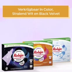 Robijn Classics Black Velvet Wasmiddeldoekjes 16 Wasstrips -Schoonmaakmiddelen 1200x1200 267
