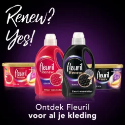 Fleuril Renew Zwart - Vloeibaar Wasmiddel - Voordeelverpakking - 65 Wasbeurten 16 Fleuril Renew Zwart - Vloeibaar Wasmiddel - Voordeelverpakking - 65 Wasbeurten -Schoonmaakmiddelen 1200x1200 387