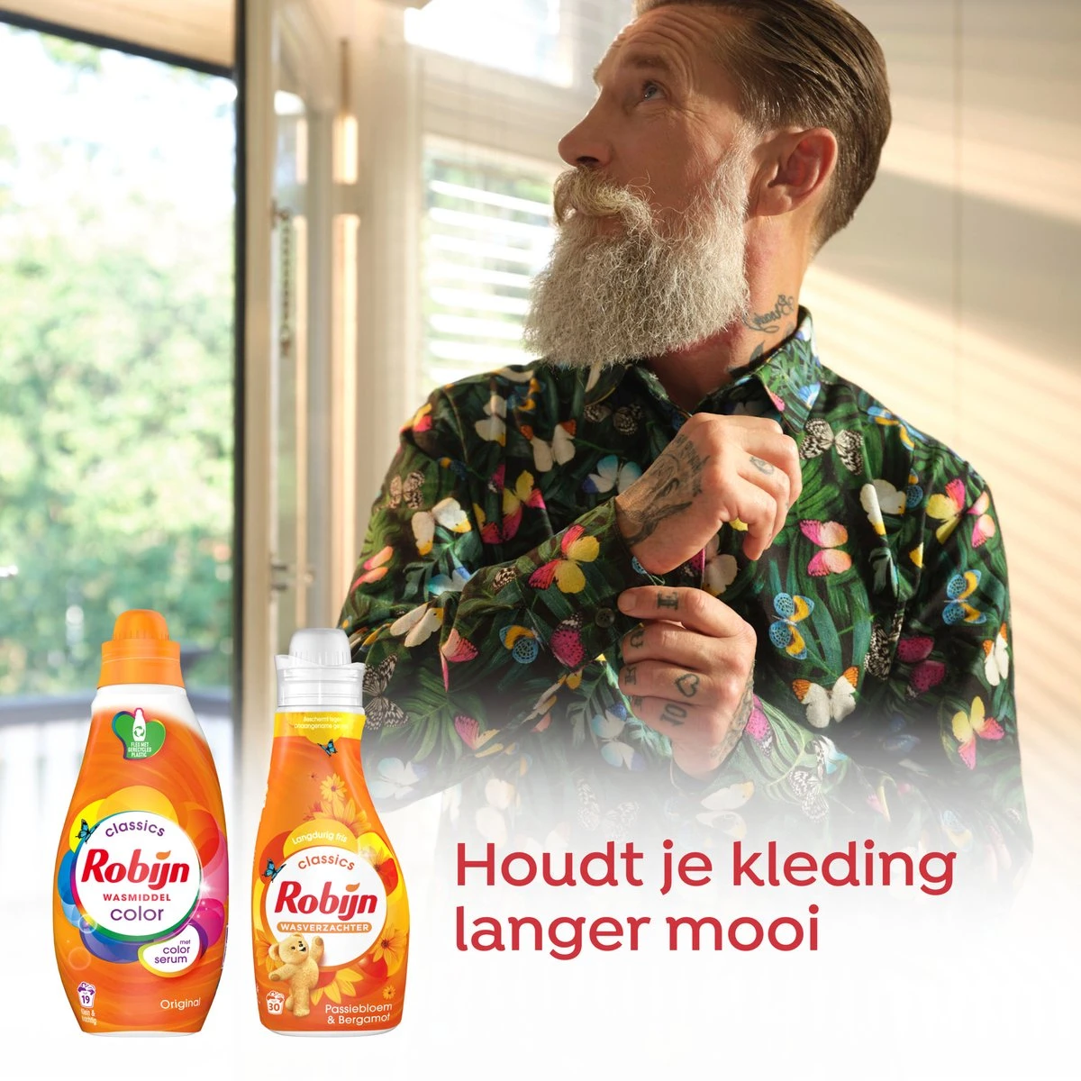 Robijn Color & Passiebloem Wasmiddel En Wasverzachter Pakket - 5 Stuks - Voordeelpakket 2 Robijn Color & Passiebloem Wasmiddel En Wasverzachter Pakket - 5 Stuks - Voordeelpakket - Afbeelding 2