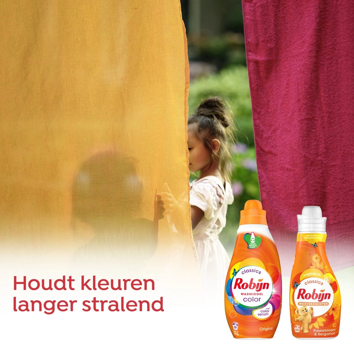 Robijn Color & Passiebloem Wasmiddel En Wasverzachter Pakket - 5 Stuks - Voordeelpakket 7 Robijn Color & Passiebloem Wasmiddel En Wasverzachter Pakket - 5 Stuks - Voordeelpakket - Afbeelding 7