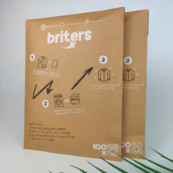 Briters Wasmiddelstrips - 100 Wasbeurten - Ecologisch Wasmiddel - 100% Plasticvrij - Fresh Linen - Wasstrips -Schoonmaakmiddelen 1200x1200 464