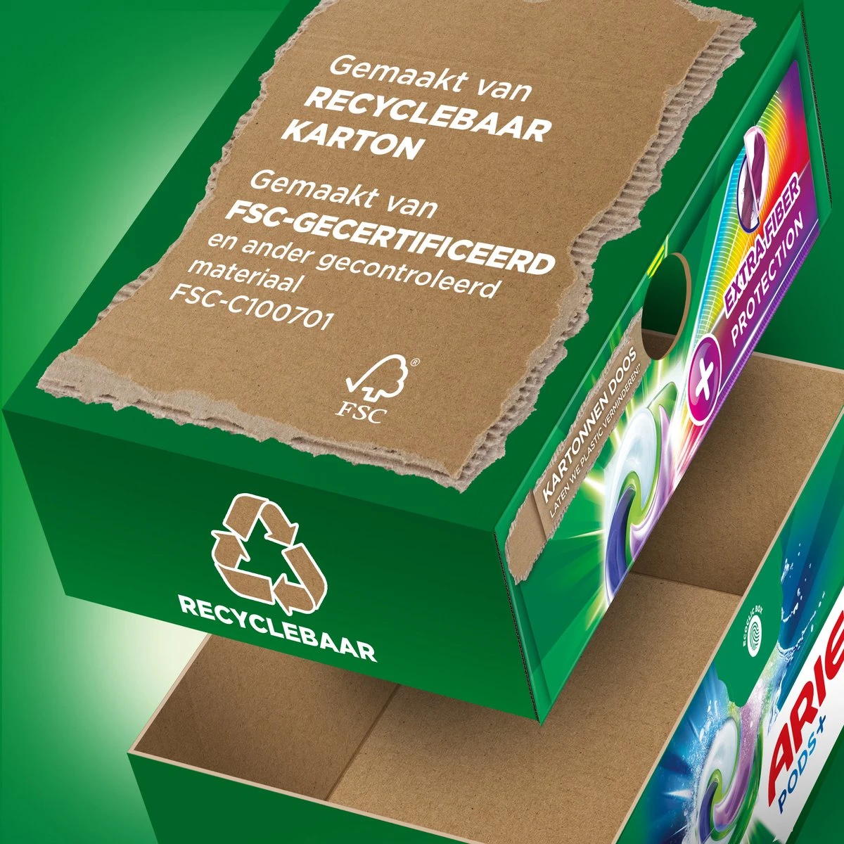 Ariel Wasmiddel Pods + Extra Vezelbescherming - Kleur - 28 Wasbeurten 6 Ariel Wasmiddel Pods + Extra Vezelbescherming - Kleur - 28 Wasbeurten - Afbeelding 6